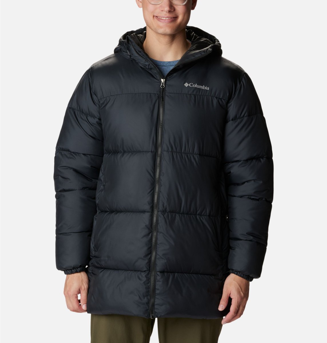 Parka acolchada Columbia Puffect™ para hombre Color: Black