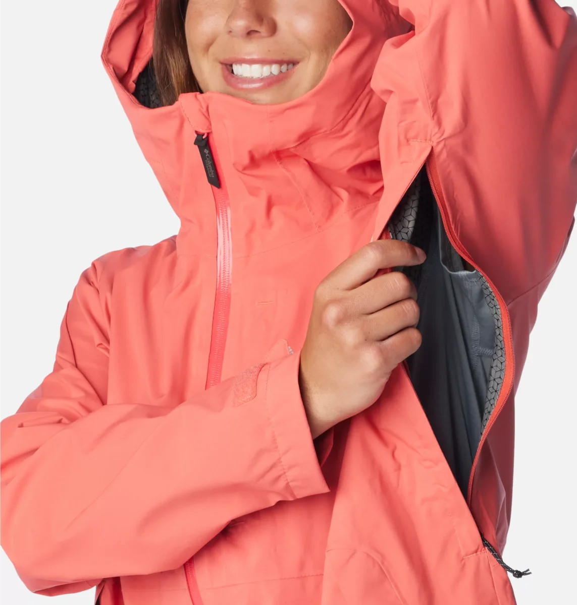 Chaqueta de senderismo impermeable Ampli-Dry™ II para mujer Color: Juicy - Imagen 8