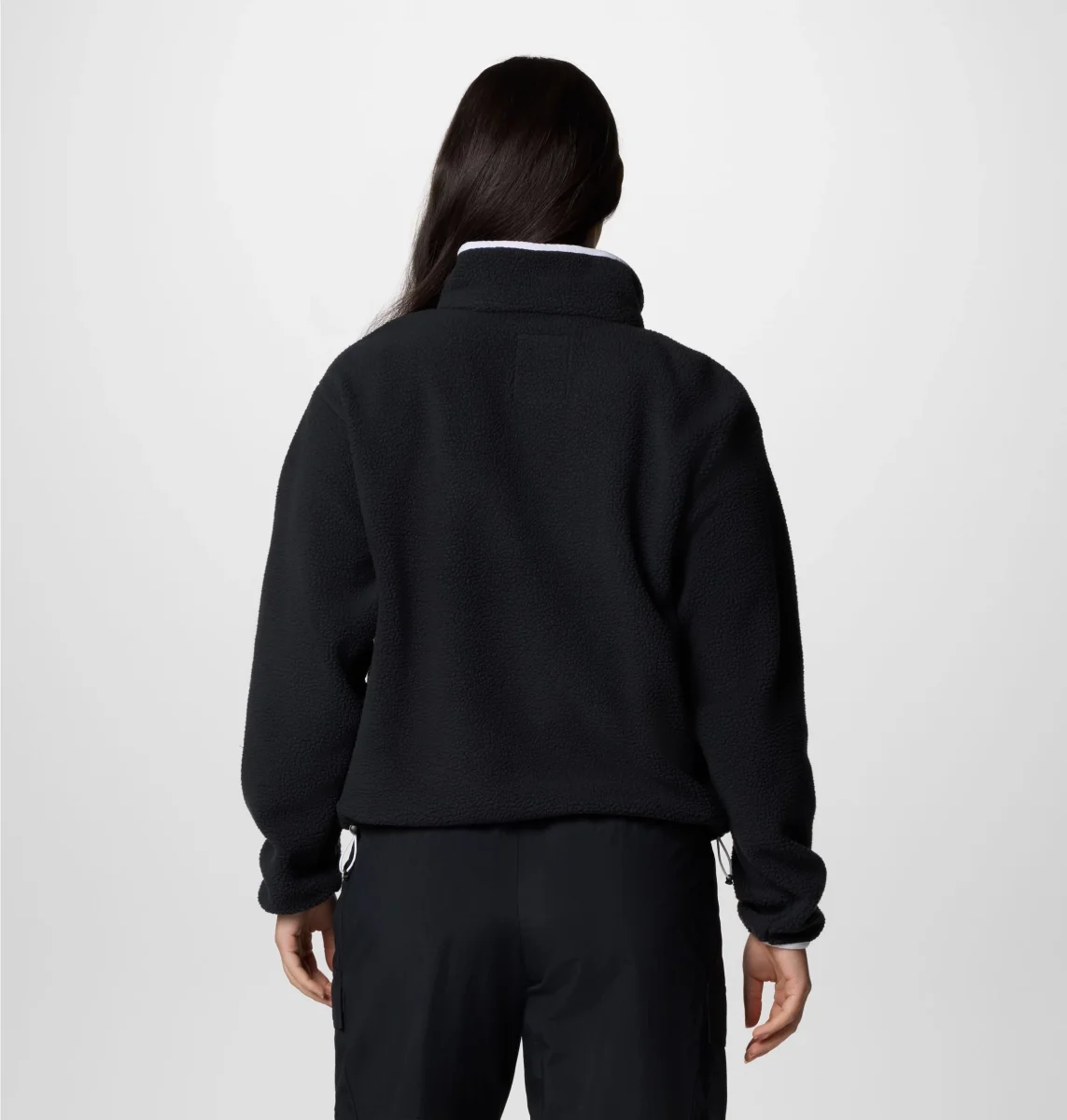 Forro polar sherpa corto con cierre medio Helvetia™ II para mujer Color: Black - Imagen 5