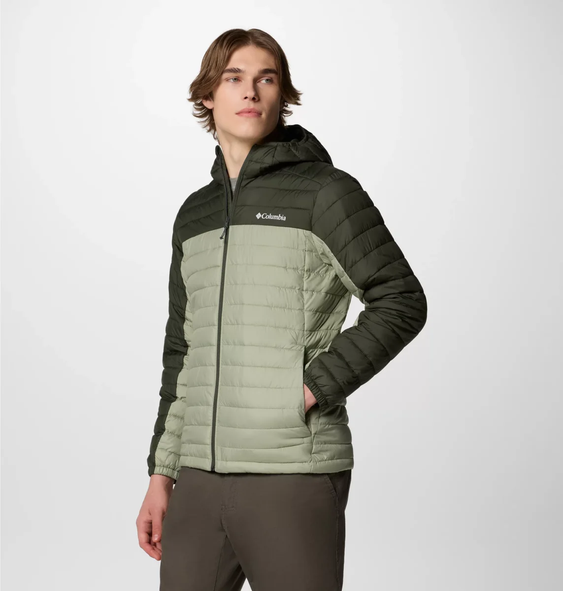 Silver Falls™ II Hooded Jacket Color: Safari, Greenscape - Imagen 3