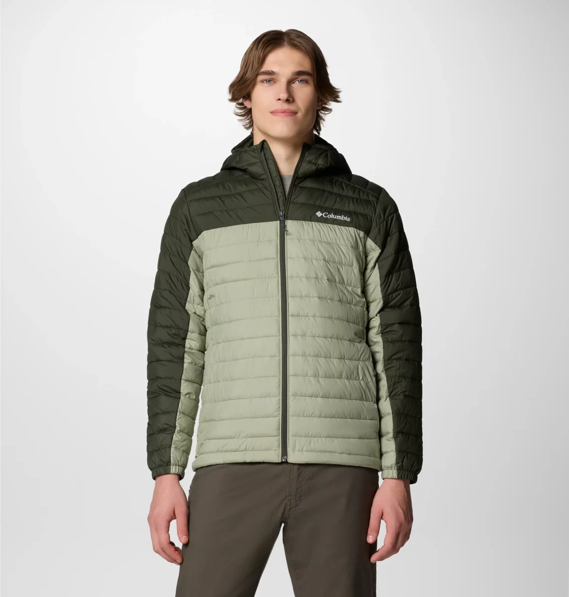 Silver Falls™ II Hooded Jacket Color: Safari, Greenscape - Imagen 2