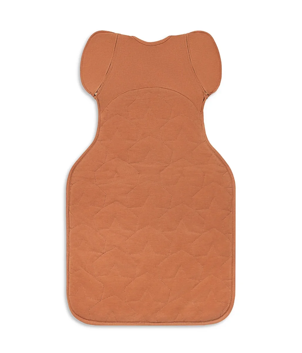 Swaddle Up™ Saco de dormir de transición 2 en 1 2.5 TOG Algodón Avellana Estrella acolchada - Imagen 4