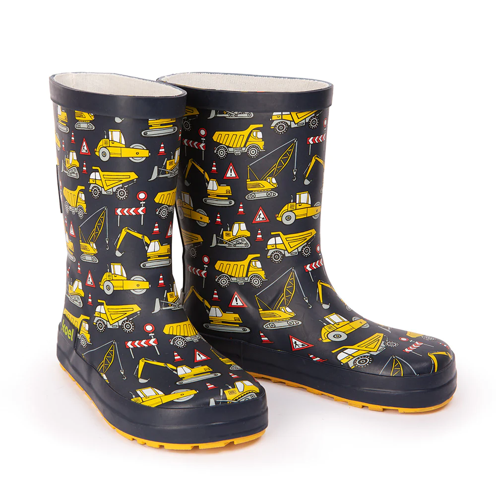 Koel4Kids Botas de Lluvia Tractor Azul
