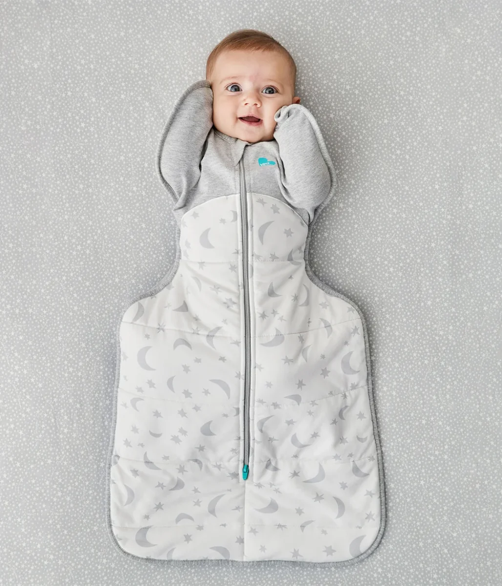 Swaddle Up™ 3.5 TOG Algodón Blanco Claro de luna - Imagen 5