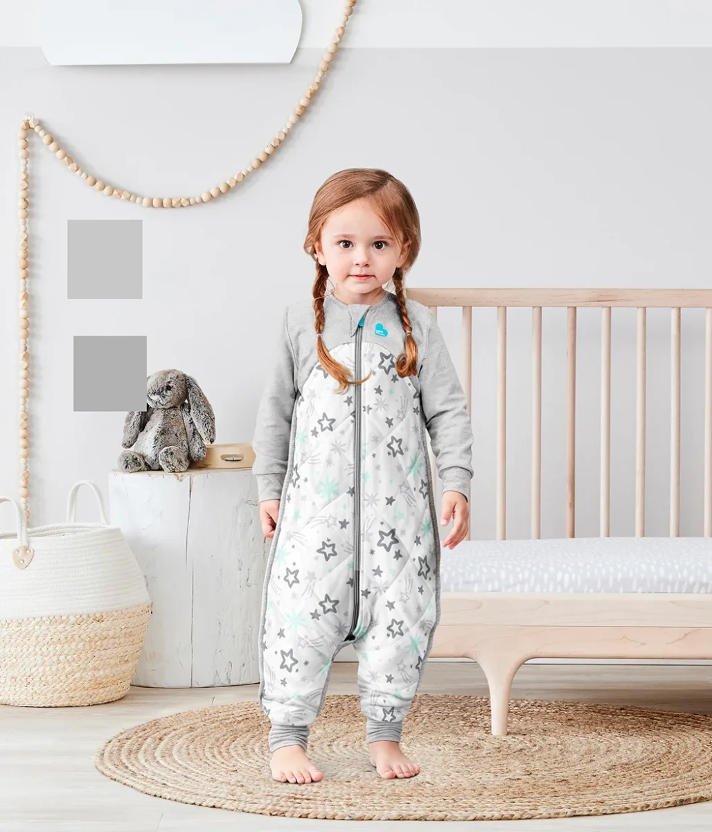 Pijama de dormir 3.5 TOG Algodón Menta Estrellas - Imagen 6