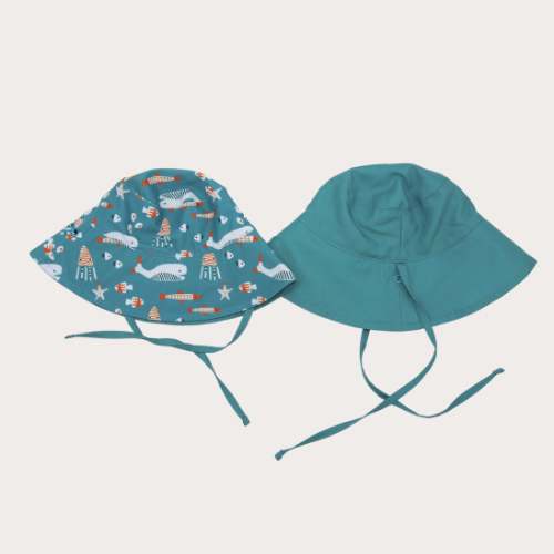 Gorro Buket reversible con protección solar UPF 50+- MONNUAGE - Imagen 3