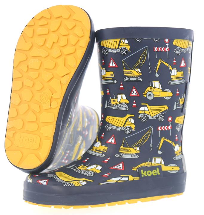 Koel4Kids Botas de Lluvia Tractor Azul - Imagen 4