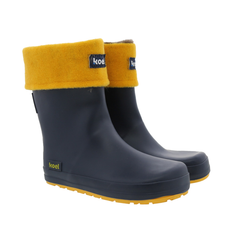Koel4Kids Botas de Lluvia Azul con Calcetín