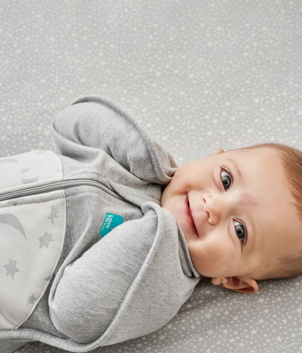 Swaddle Up™ 3.5 TOG Algodón Blanco Claro de luna - Imagen 6