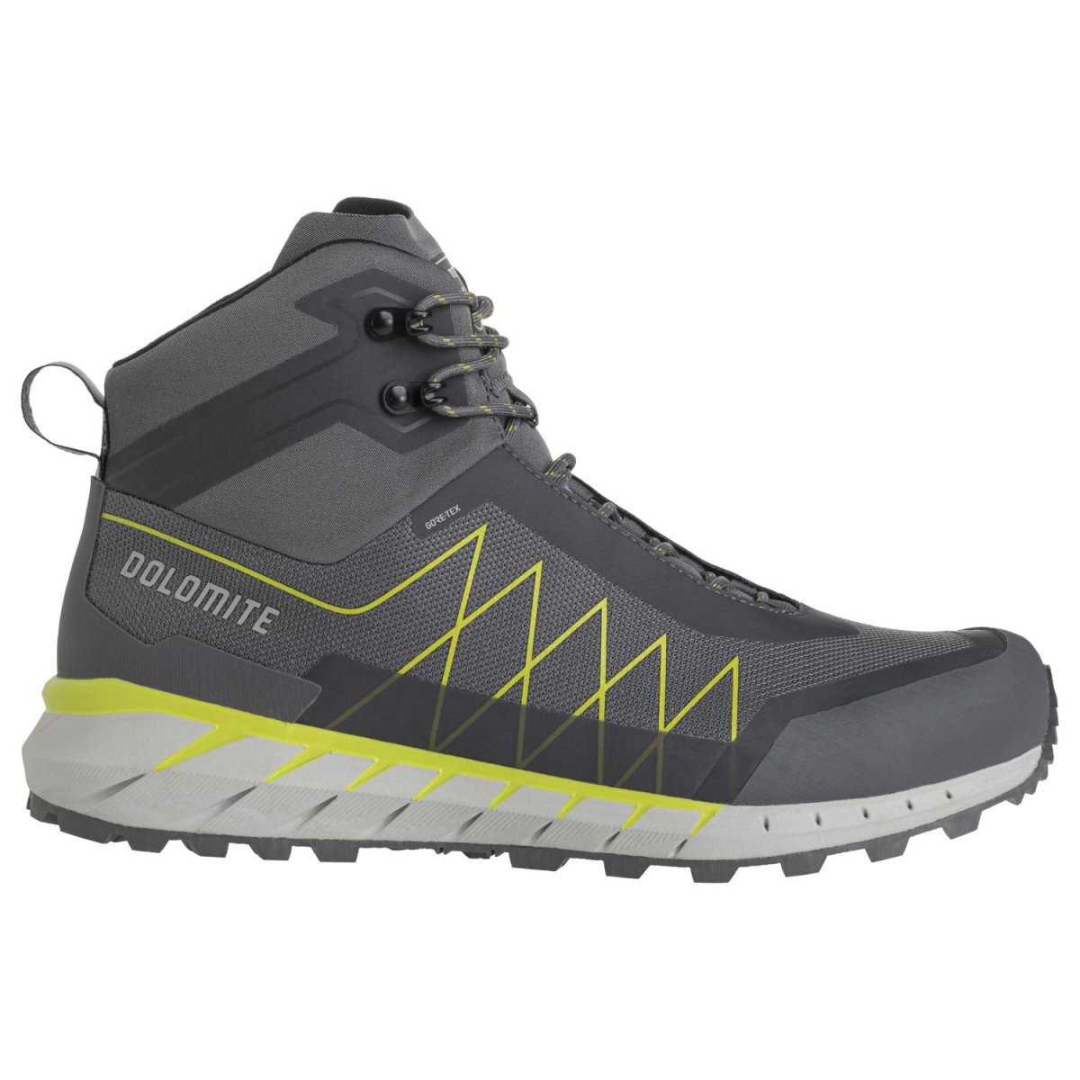 BOTAS CRODA NERA HI GTX Color Gunmetal Grey/lime Green - Imagen 3
