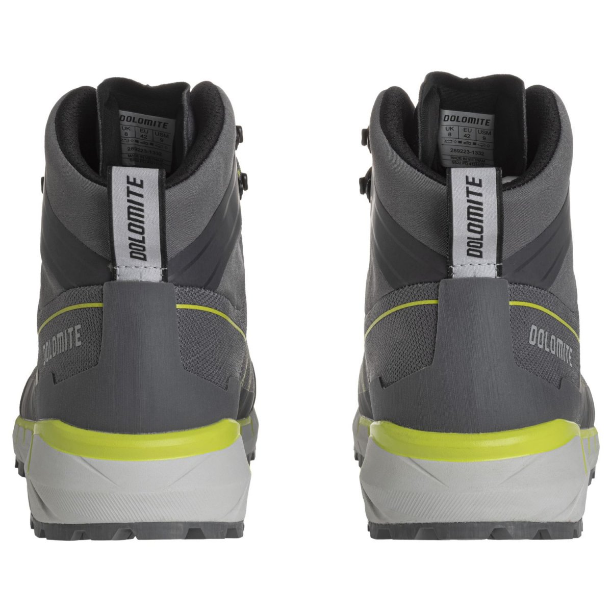 BOTAS CRODA NERA HI GTX Color Gunmetal Grey/lime Green - Imagen 4