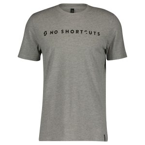 CAMISETA MS NO SHORTCUTS SS Color Light Grey Melange
