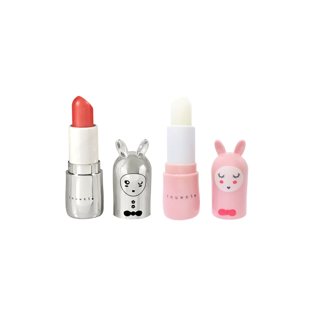 Pack de 2 Bálsamo Labiales Chloe (Fresa y Coco) - INUWET - Imagen 4