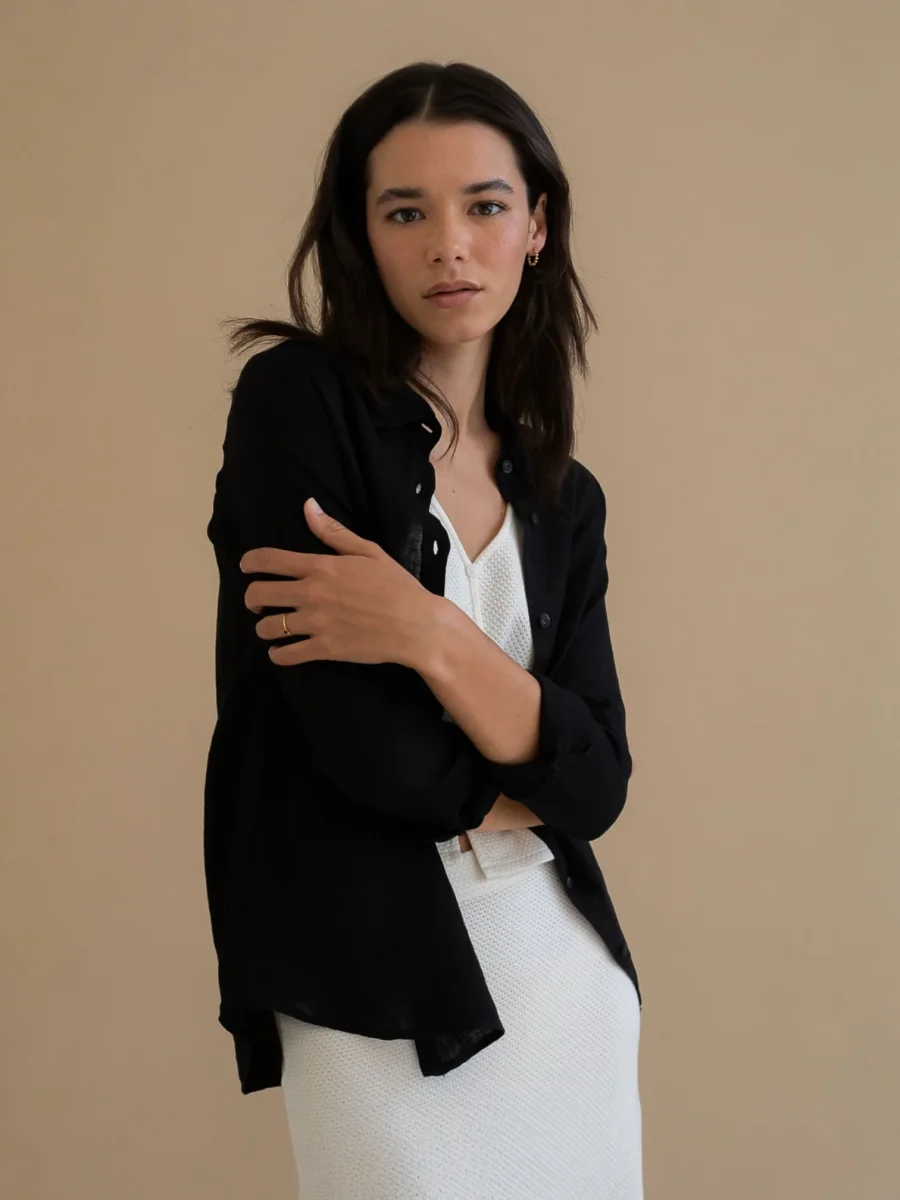 CAMISA AZORES NEGRO - Imagen 3