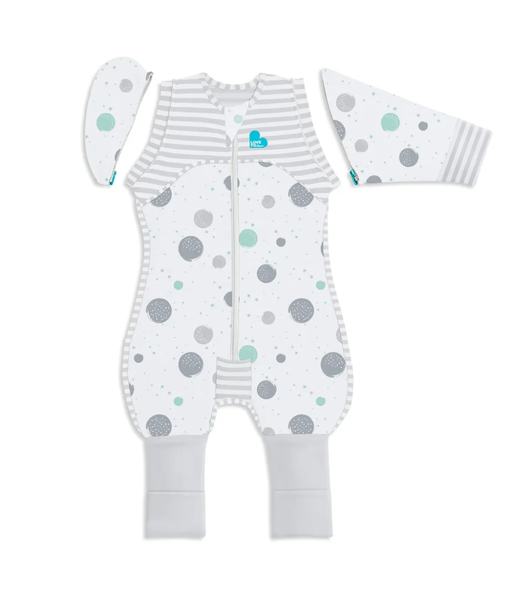 Swaddle Up™ Traje de transición 0.2 TOG Algodón Blanco - Imagen 3