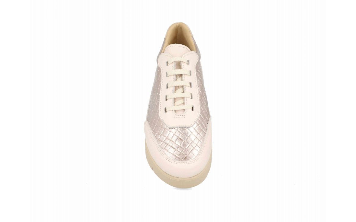 Zapatilla de piel para mujer modelo 3060 cómoda y moderna - Imagen 4