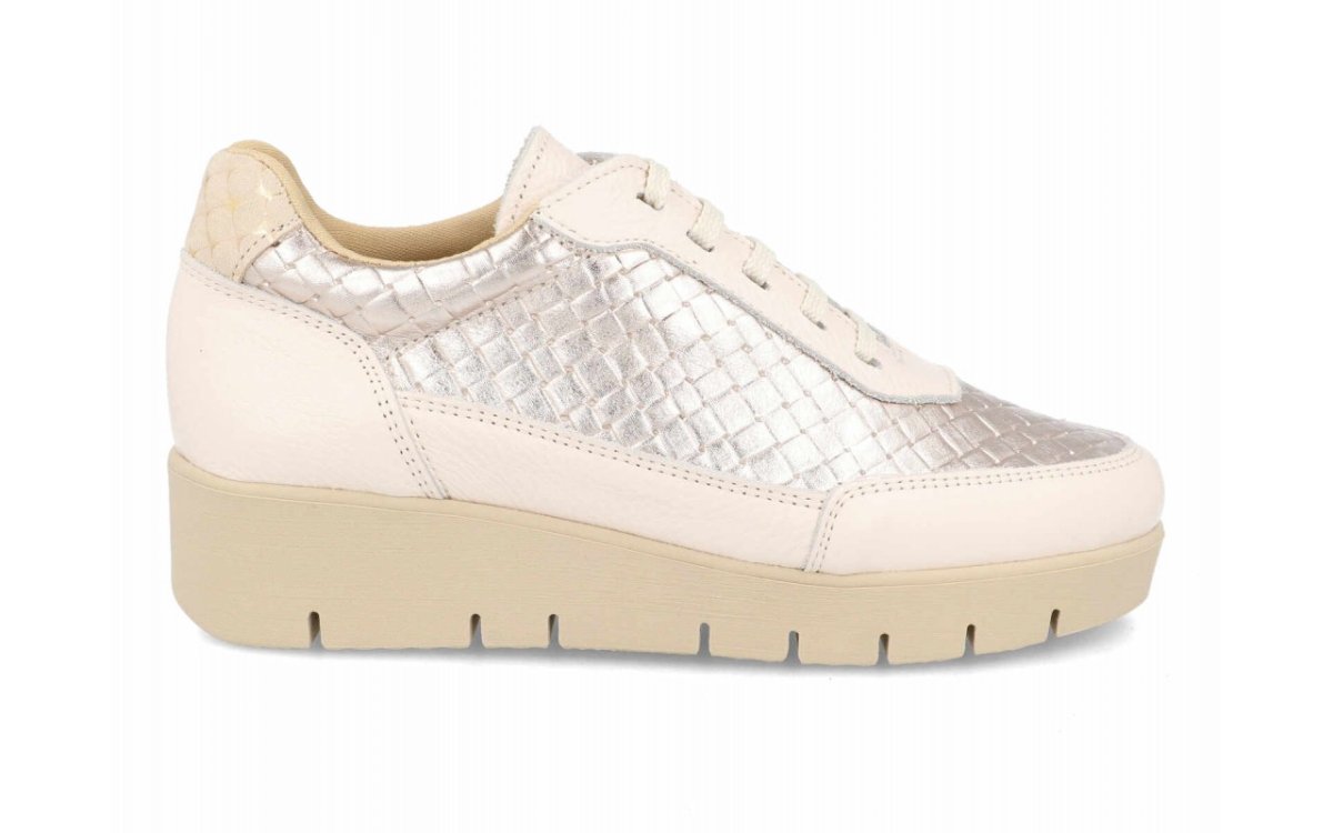 Zapatilla de piel para mujer modelo 3060 cómoda y moderna - Imagen 3