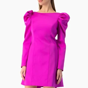 Vestido corto con moño