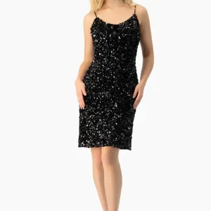 Vestido corto lentejuelas