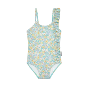 Bañador entero Niña Floral- WATERLEMON