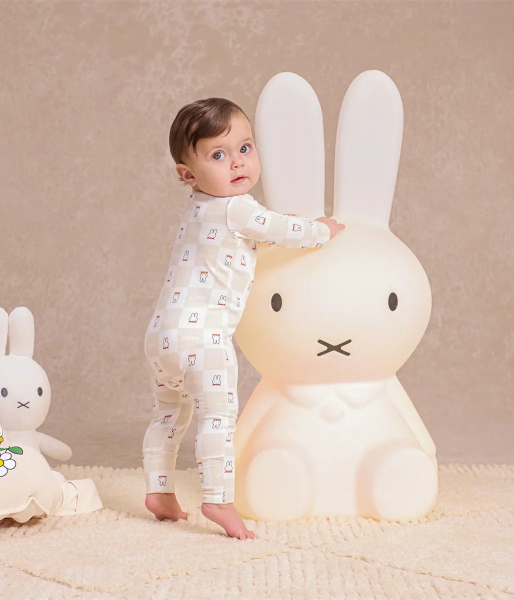 Pelele de algodón Abedul Miffy a cuadros - Imagen 9