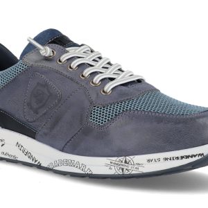 J3340 Casual de caballero sport en piel de color Jeans hecho en España