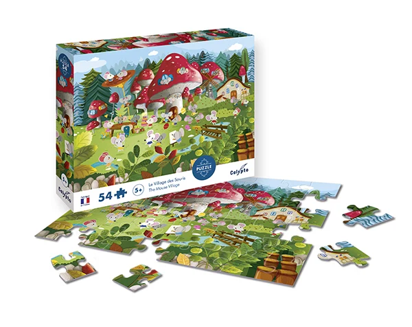 Puzzle 54 Pzas. Setas- LITTLE L - Imagen 3