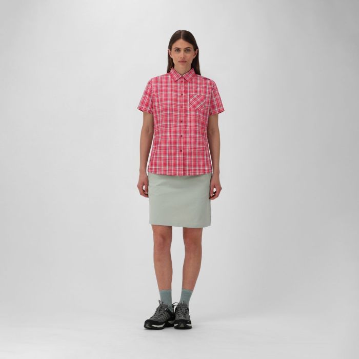 WOMAN TECH SHIRT BUTTON-UP COLOR MAGENTA - Imagen 7