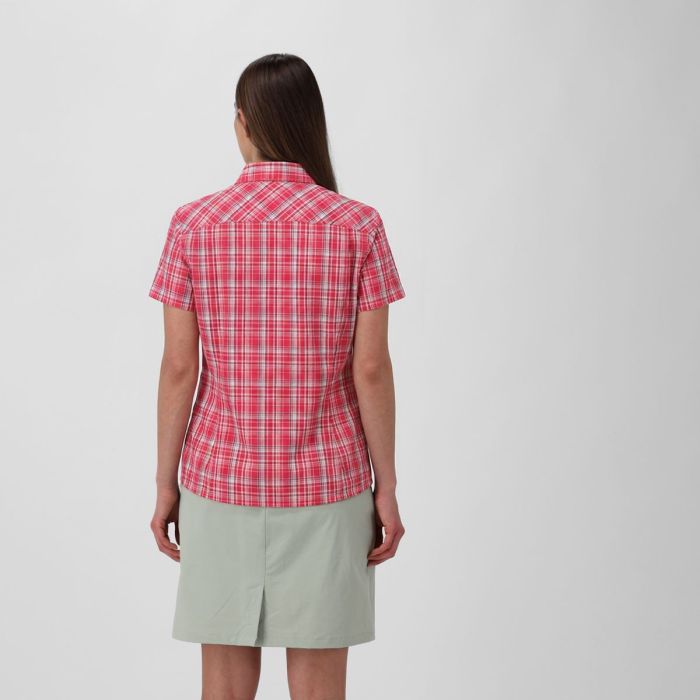 WOMAN TECH SHIRT BUTTON-UP COLOR MAGENTA - Imagen 8