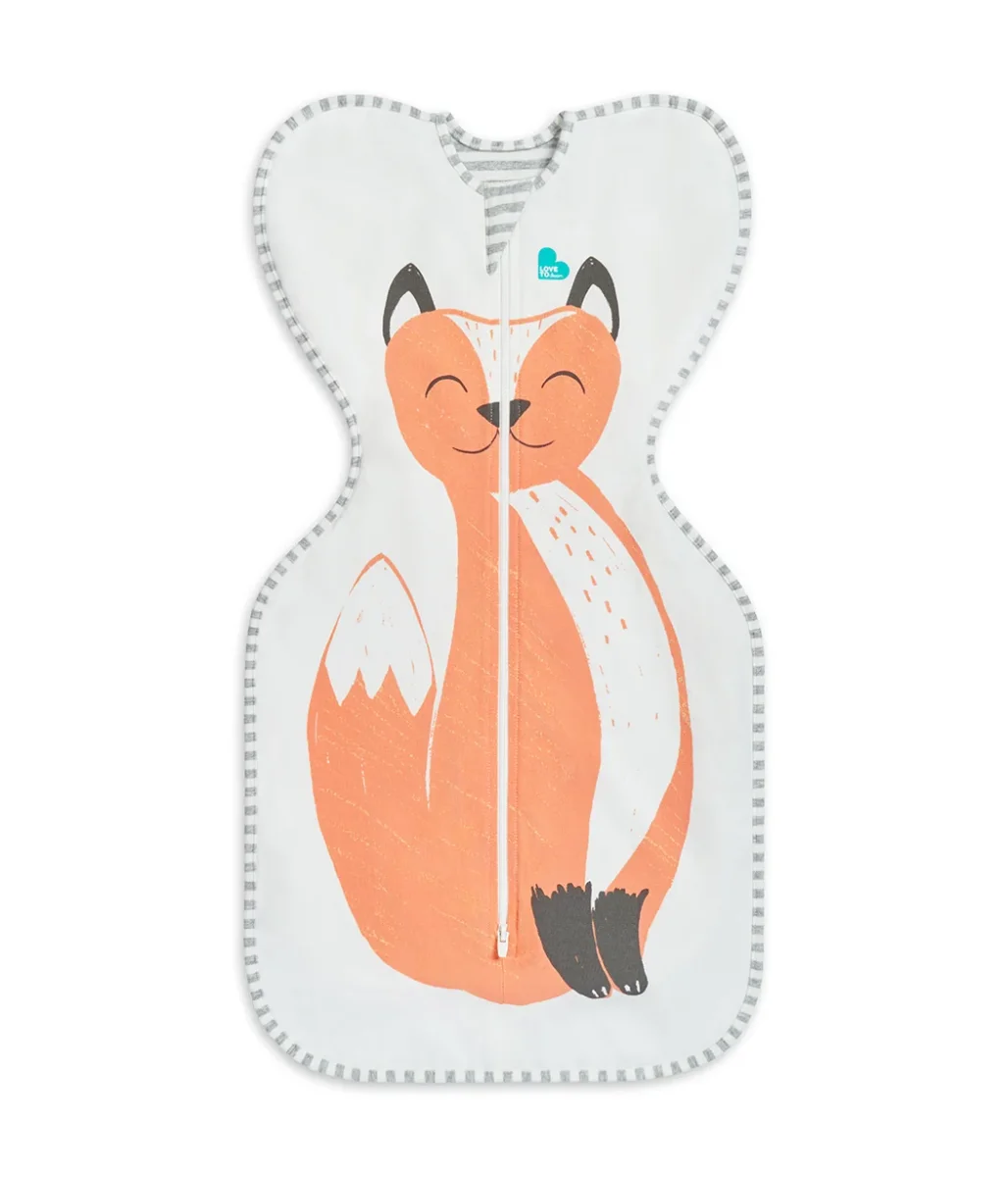 Swaddle Up™ 1.0 TOG Algodón Naranja Lyric The Fox™ - Imagen 3