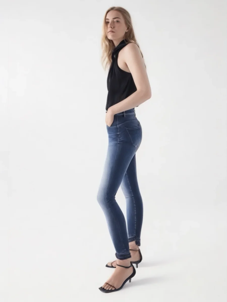 VAQUEROS FAITH PUSH IN CROPPED LAVADO PREMIUM - Imagen 4