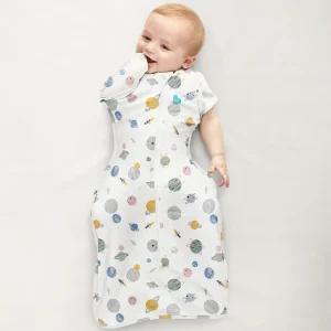 Swaddle Up™ Bolsa de transición 0.2 TOG Algodón Espacio blanco