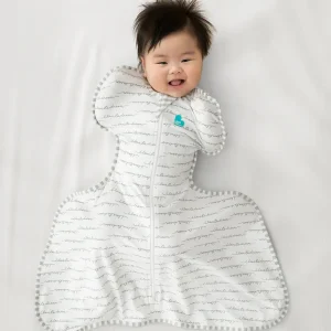 Swaddle Up™ Saco de arrullo especial para displasia de cadera 1.0 TOG Algodón Soñador Blanco