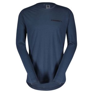 CAMISETA SCOTT MS DEFINED MERINO LS Color Metal Blue