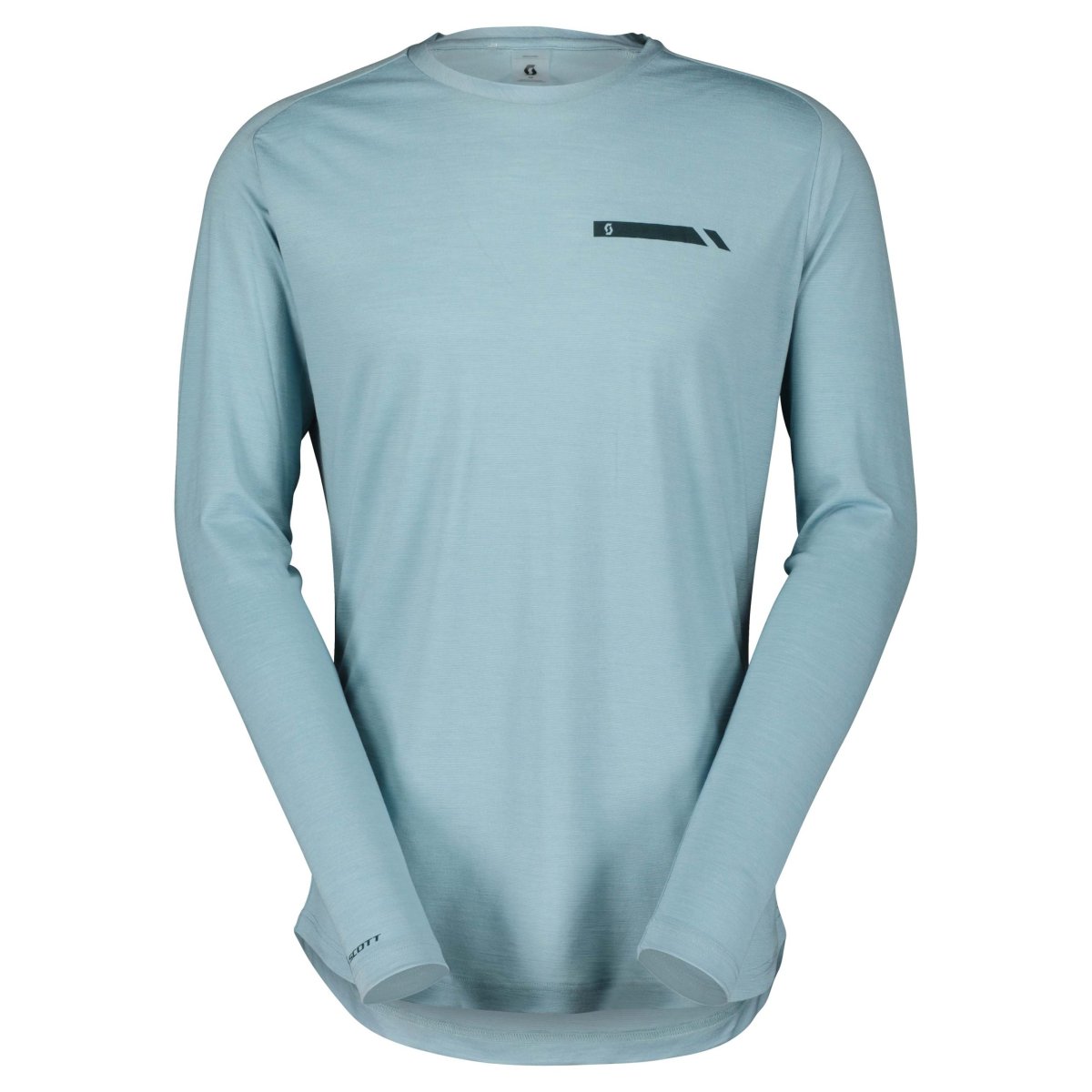 CAMISETA SCOTT MS DEFINED MERINO LS Color Mineral Green - Imagen 2