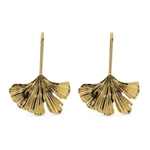 Aretes Golden Leaf