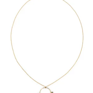 Collar Green & Golden Hoop