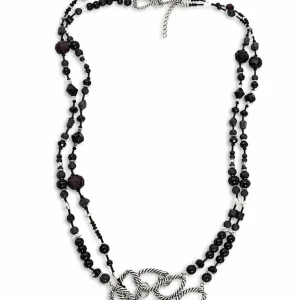 Collar Silver Black