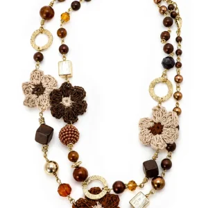 Collar Crochet Flowers