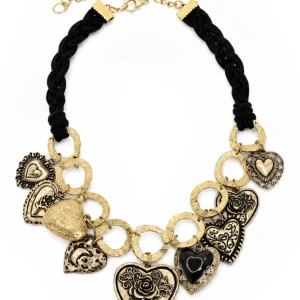 Collar Golden Hearts