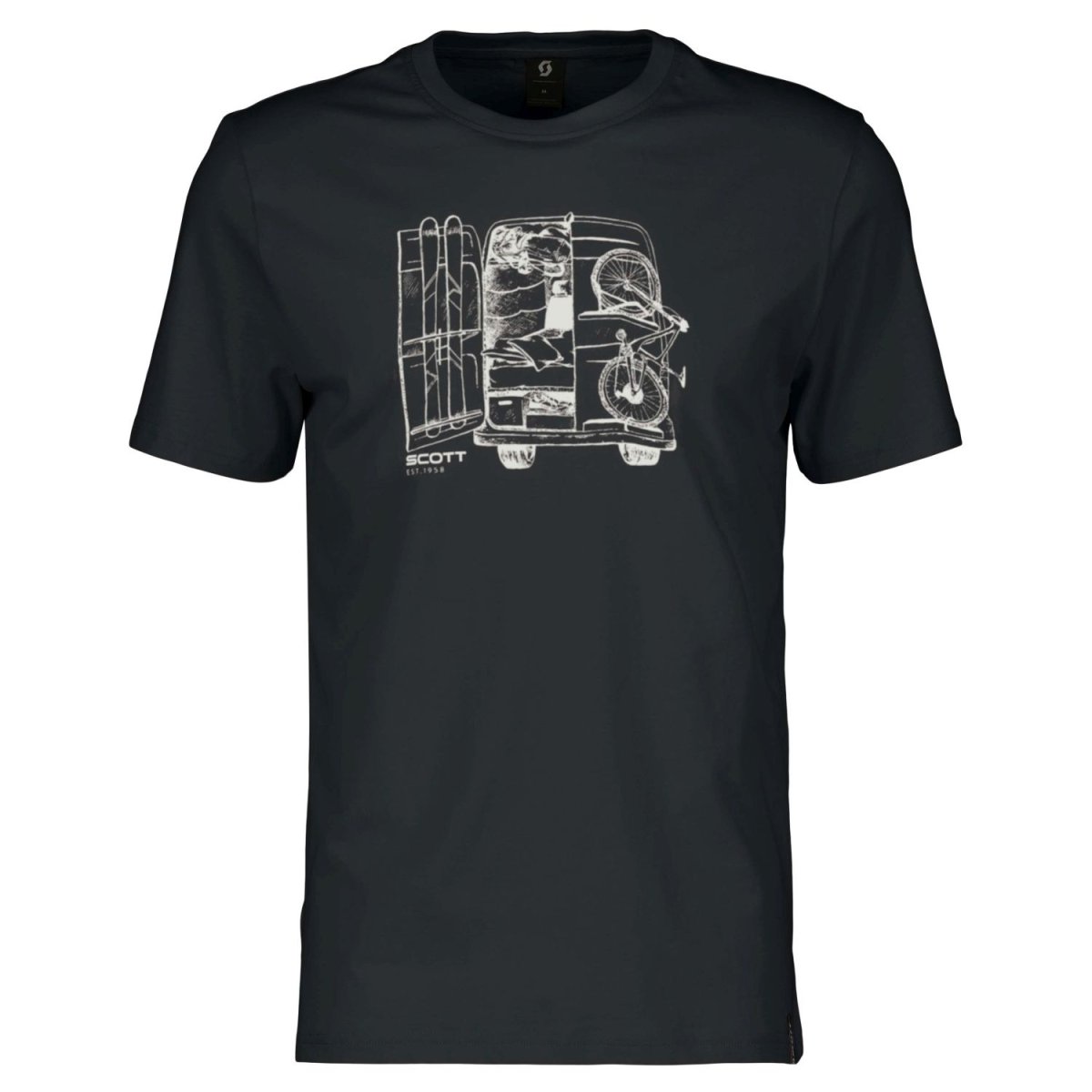Camiseta Ms Man Casual Ss Color Black - Imagen 2