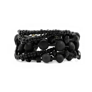Pulsera Black Beads