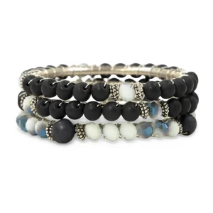 Set Pulseras Navy Grace