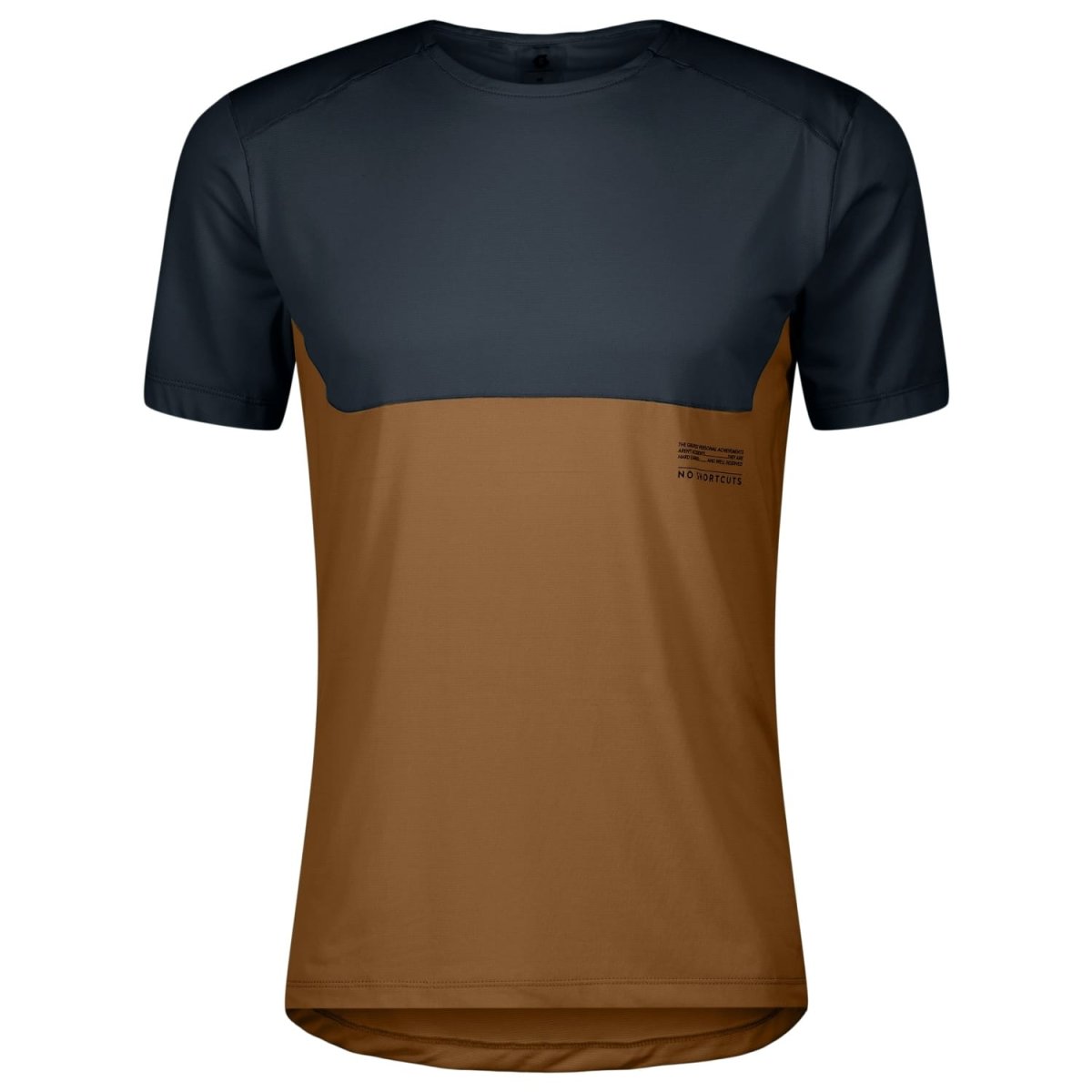 Camiseta Ms Endurance Tech Ss Color Dark Blue/bread Brown