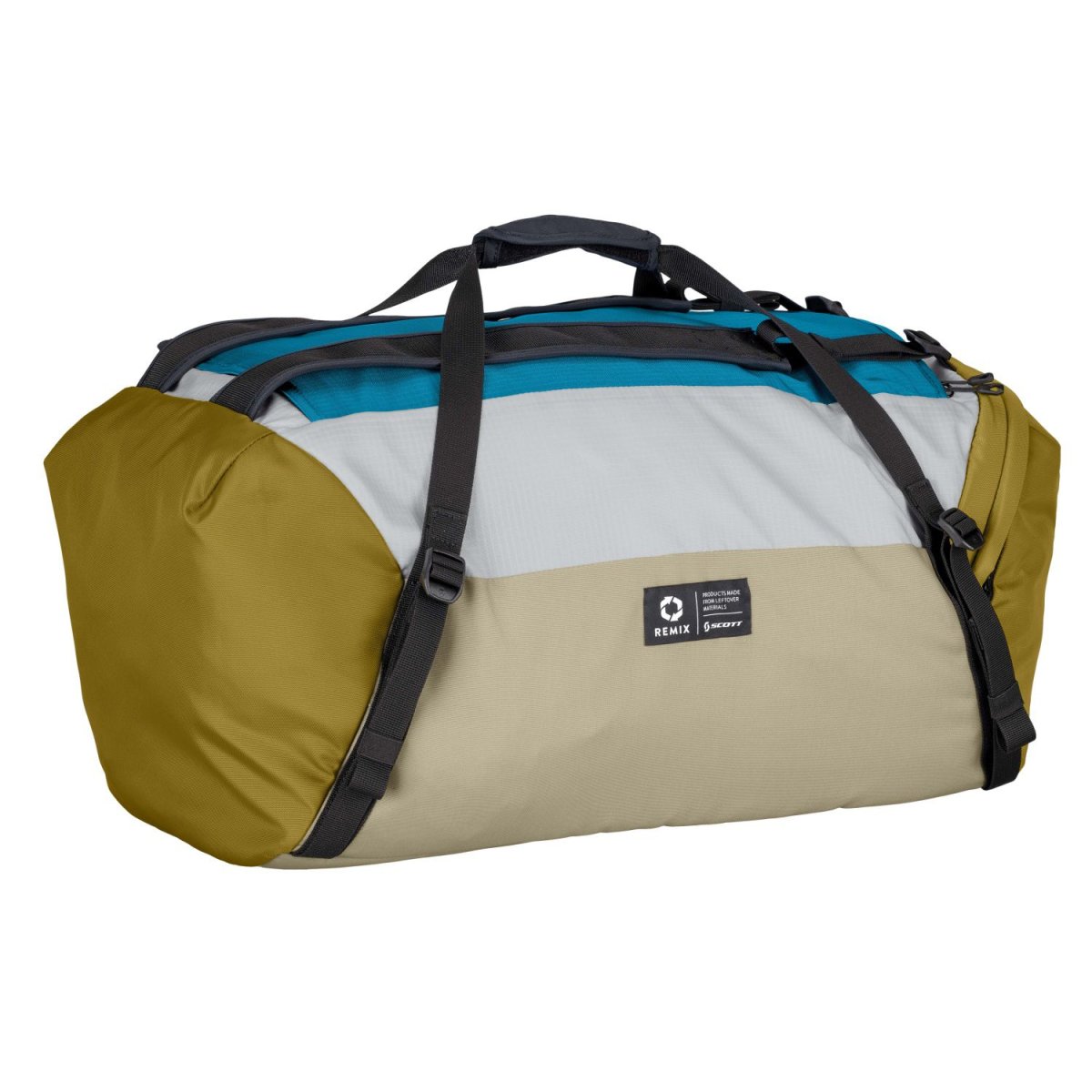 Bolsa Duffle Travel Remix 40 Color: Dust Beige/savanna Green - Imagen 3