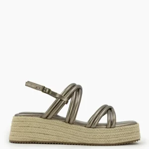 Sandalia PU Pewter