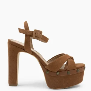 Sandalia Toffee Velvet