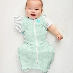 Swaddle Up™ Bolso de transición 1.0 TOG Algodón orgánico Menta Celestial Dot