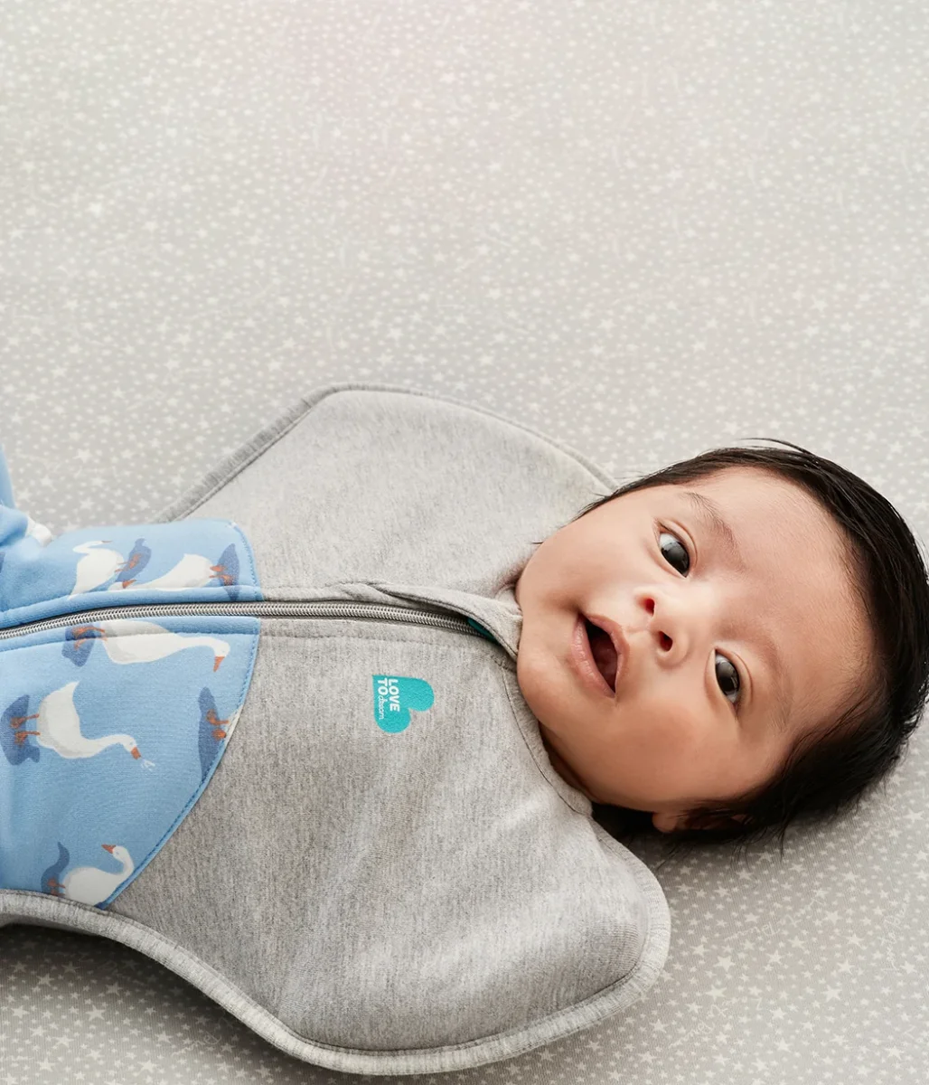 Swaddle Up™ 2.5 TOG Algodón Azul Polvoriento Silly Goose - Imagen 5