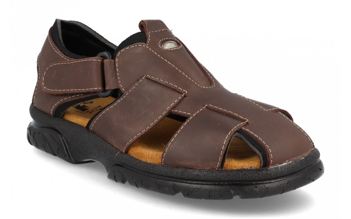 Sandalia de piel para hombre modelo 47 - Imagen 5